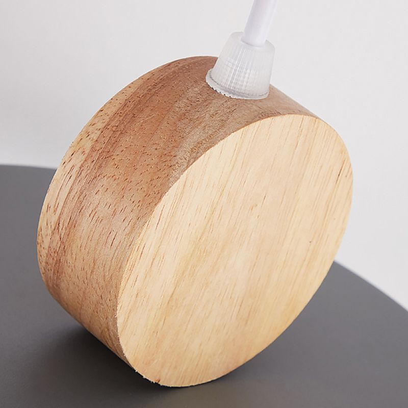 Forme de gâteau ronde Éclairage suspendu moderne Macaron Style Metal 1 Pendant léger