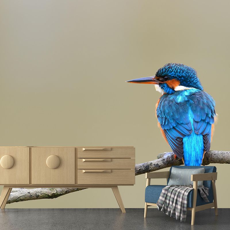Lovely Bird Wall Mural Wallpaper Mildew Resistant Wall Covering for Decoration