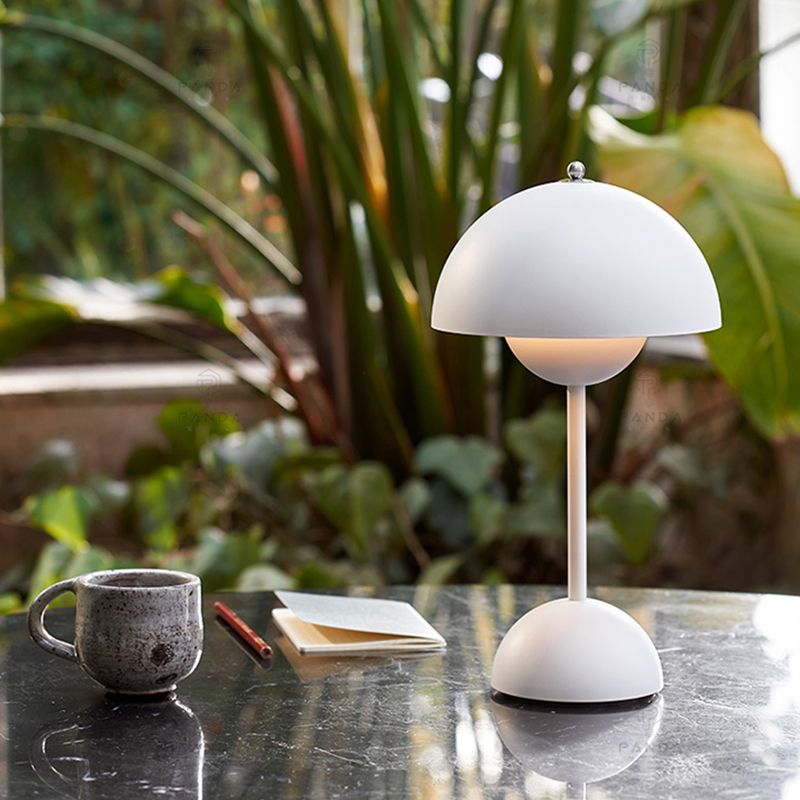 Lampada da tavolo a forma di gemme nordico colorato lampada da tavolo toccante per camera da letto