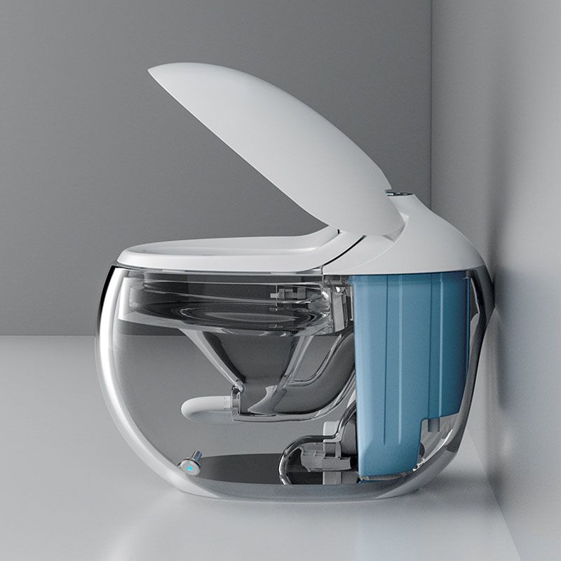 Modern Siphon Jet Flush Toilet Colonial White Heated Seat Urine Toilet with Toilet Seat