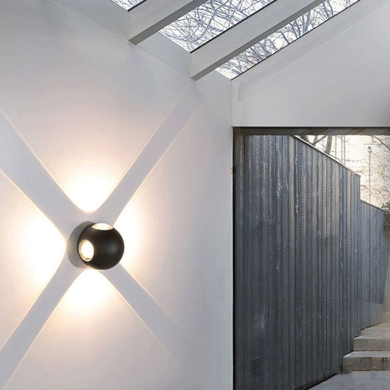 Simplicity Style LED Wall Lamp Aluminum + PVC Lens Home Decorative Ambiance Wall Sconce in Warm White Light