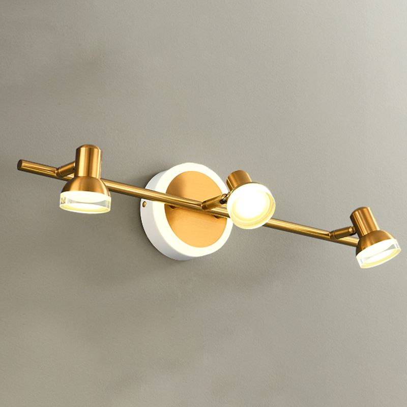 Simplicité postmoderne Bell Vanity Sconce Lights acrylique Mur Moup Light Aymat pour salle de bain