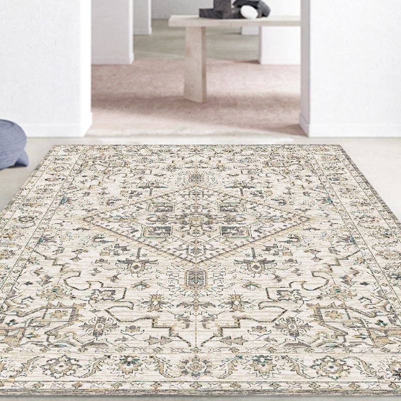 Shabby chic decoratietapijt Meerkleurig geometrisch bedrukt tapijt Antislip achterkant Huisdiervriendelijk wasbaar binnentapijt