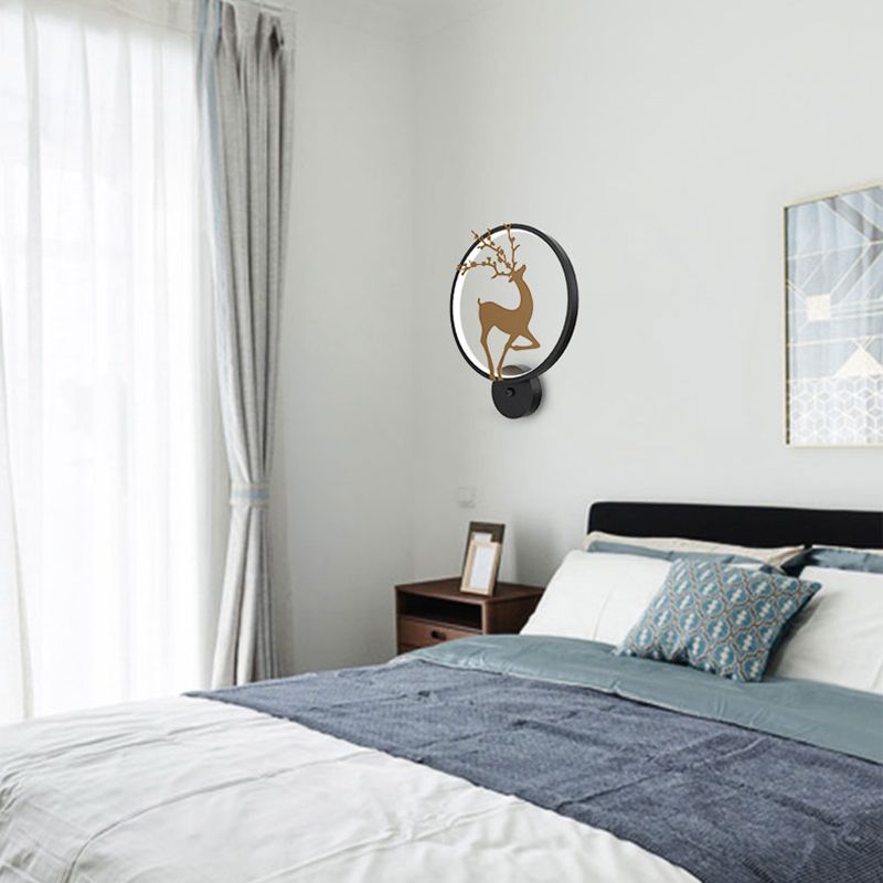 Modernist Wall Sconce LED Minimalism Deer Wall Mounted Light for Dining Room