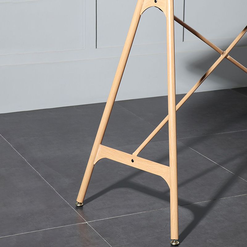 Modern Living Room Rectangle Wooden Trestle Bar Dining Table
