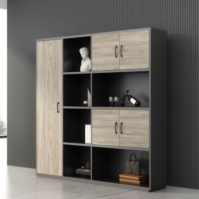 Storage Contemporary File Cabinet Engineered Wood Vertical Filing Cabinet
