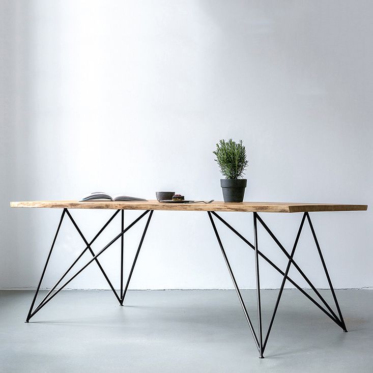 Traditional Luxury Rectangle Furniture Pine Solid Wood Dining Side Table