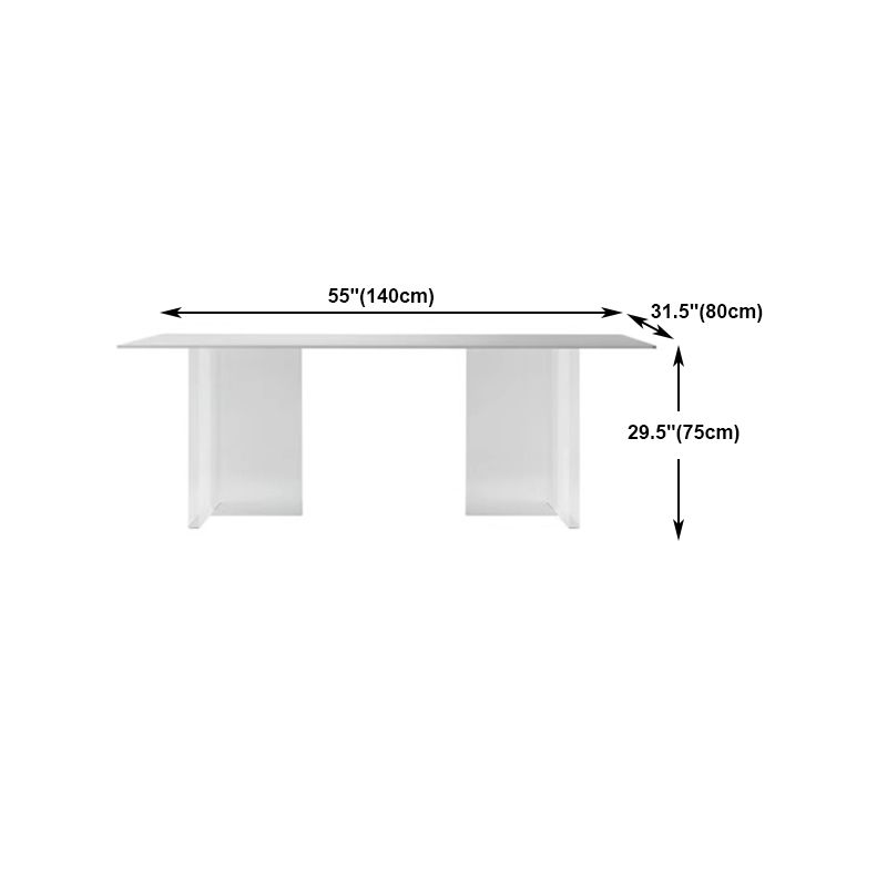 Modern 1/7 Pieces Dining Set Rectangle Stone Dining Table for Dining Room