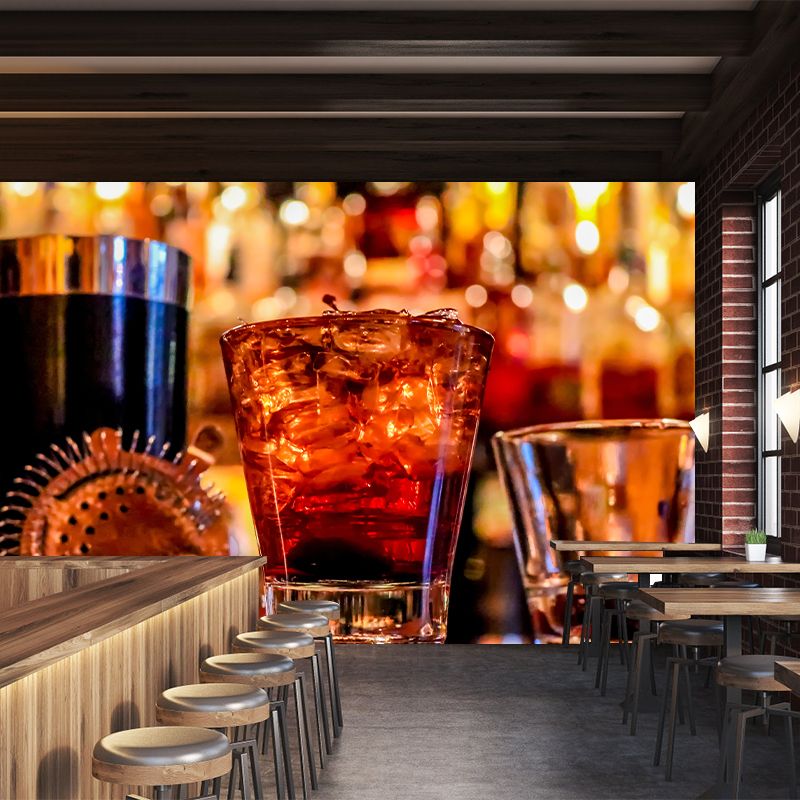 Wine Mural Wallpaper Wine Pub Wall Decor Moisture Resistant, Optional Size