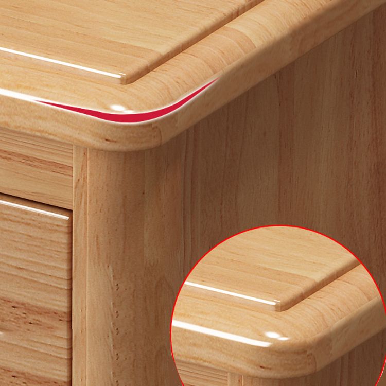 3 / 4 / 5 Drawers Lingerie Chest Vertical Solid Wood Storage Chest for Bedroom