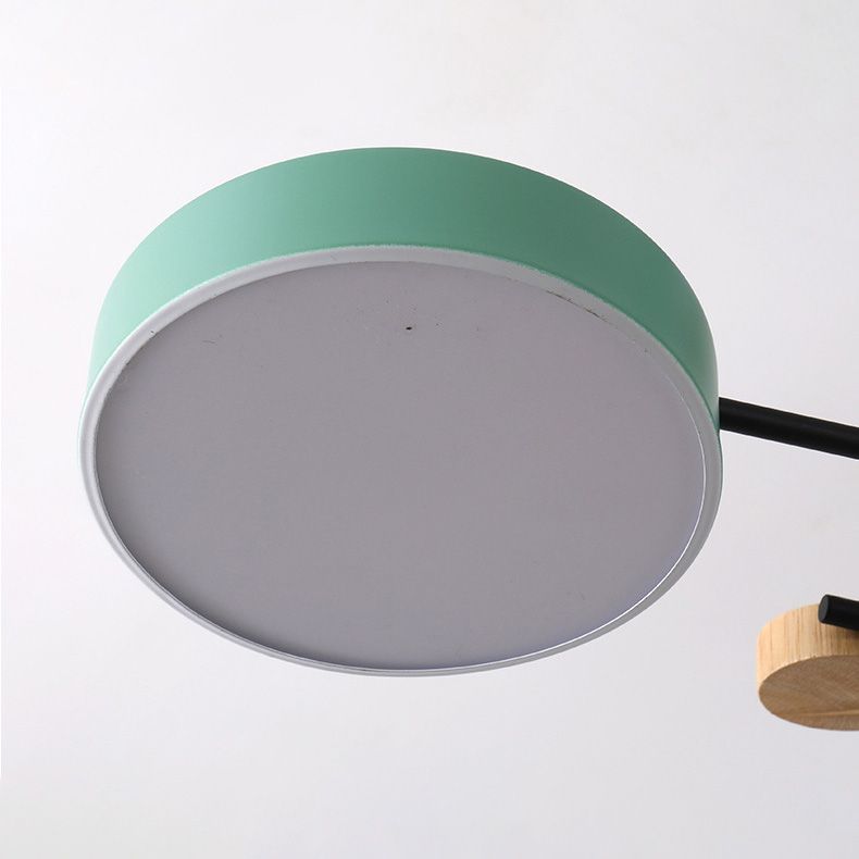 Modern Style Cylinder Ceiling Suspended Lighting Metal Multi Lights Pendant Lamp