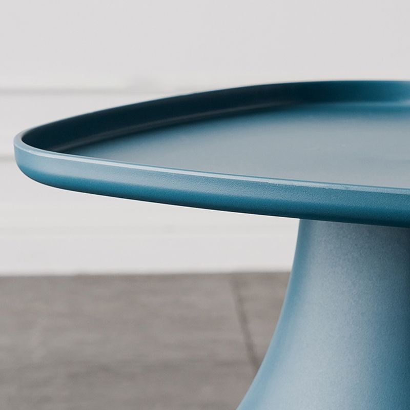 Plastic End Table Set Pedestal Tray Top Side Table for Bedroom