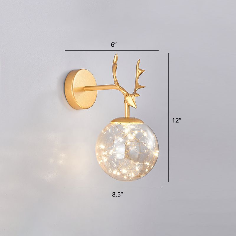 Lampada a parete Minimalist Minimalist Minimalist Minimalist Minimalist Minimalist Minimalist Wall Sfonte di vetro minimalista con spago stellato