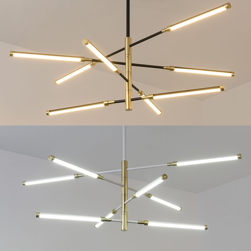 Semplicità lampada lampadina lineare lampada in metallo lampada lampadario a LED