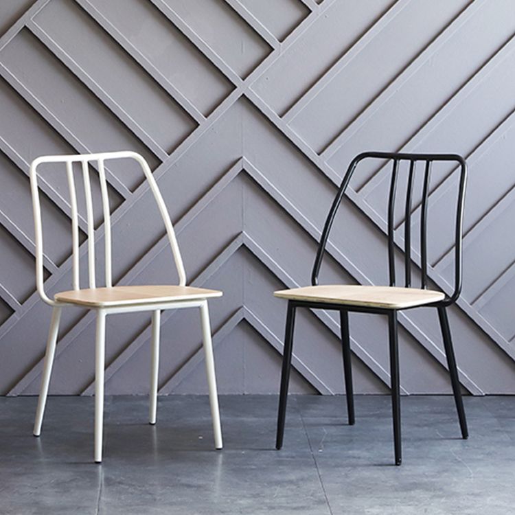 Sillas contemporáneas que cenan la silla sin brazos con las piernas del metal para la cocina