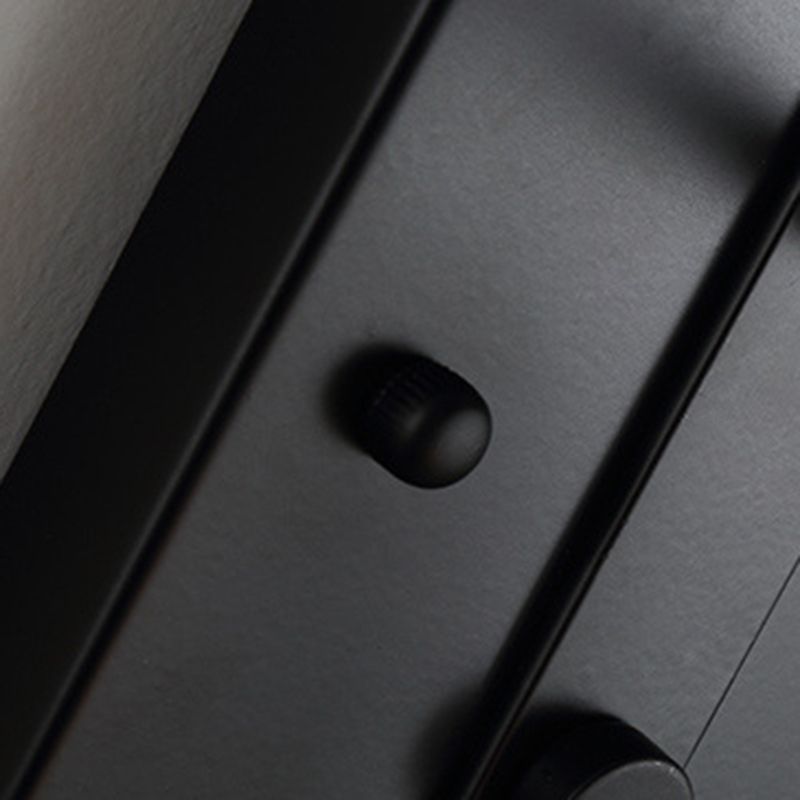 Industrielle Vintage Ein -Wand -Licht schmiedeeisere Innenwandlampe mit klarem Glasschatten