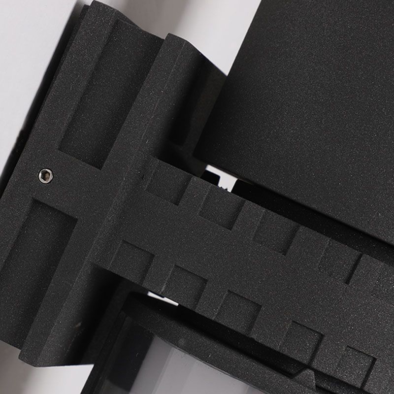 Moderna lampada da monte del cilindro per illuminazione da parete in alluminio per giardino