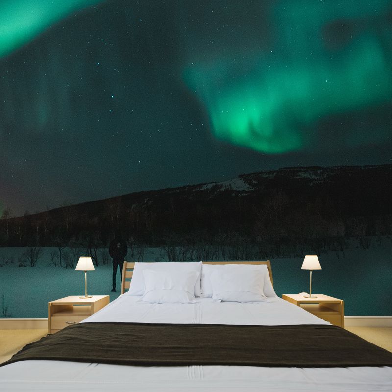 Starry Sky Modern Photography Mural Wallpaper Indoor Wall Mural