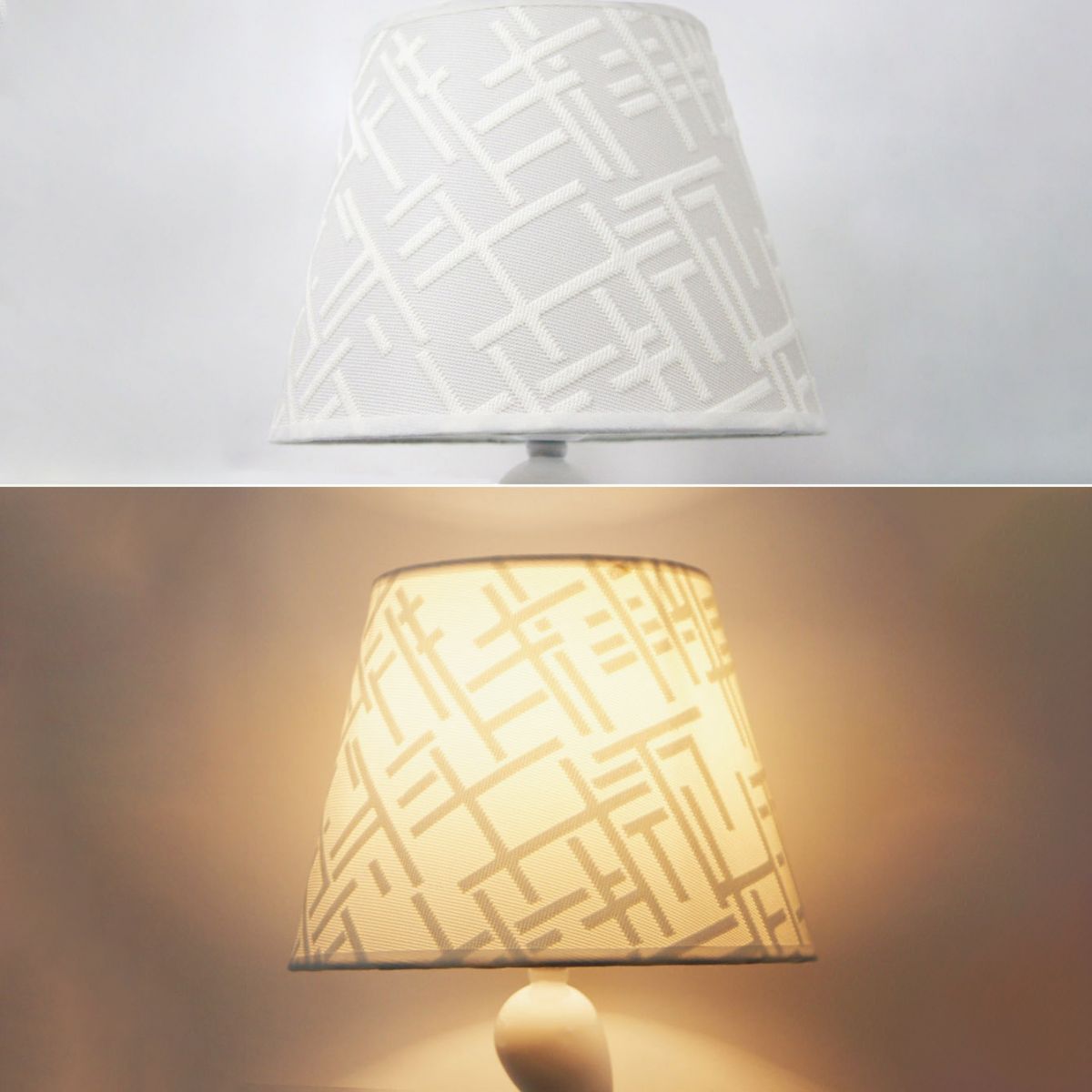 Cone Shape Bedroom Table Lamp Fabric Minimalist-Style Night Table Lamp