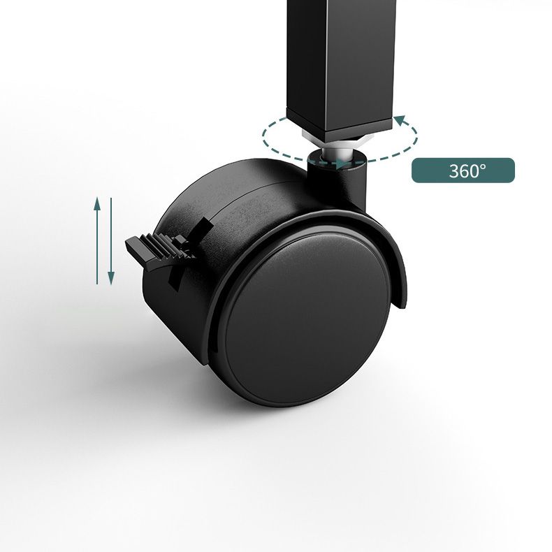 Industrial Etagere Bookshelf Steel Frame Manufactured Wood Shelf with Caster Wheels