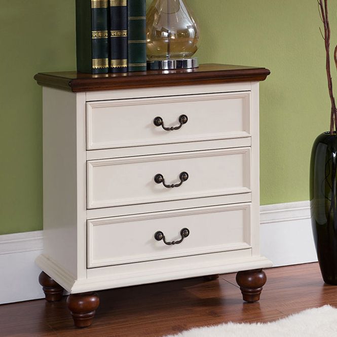 Bedroom Traditional Wooden Storage Chest Vertical Chest with Drawers