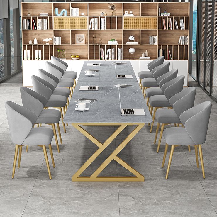 Mesa de comedor rectangular mesa de cena de piedra industrial mesa de cocina para interiores