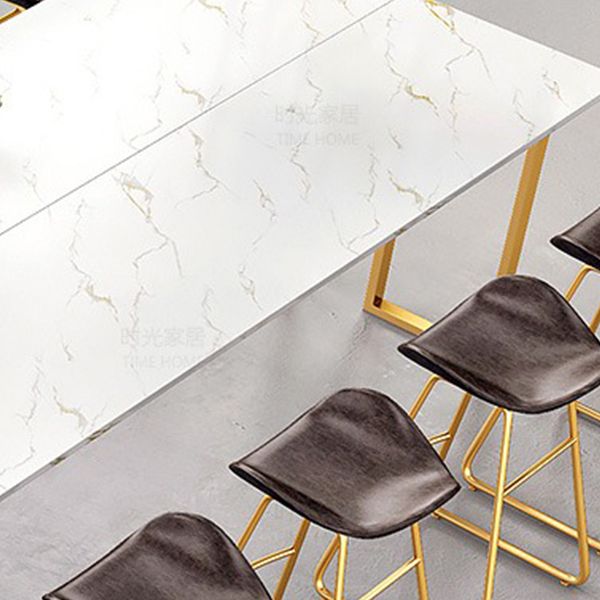 1/2/4 Pieces Bar Stool and Table Set Rectangular Pub Dining Set for Home