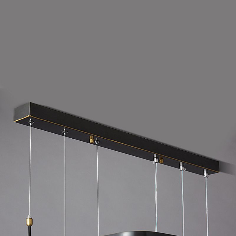 LED Bedroom Ceiling Pendant Light Modern Chandelier Light Fixture with Square Metal Shade