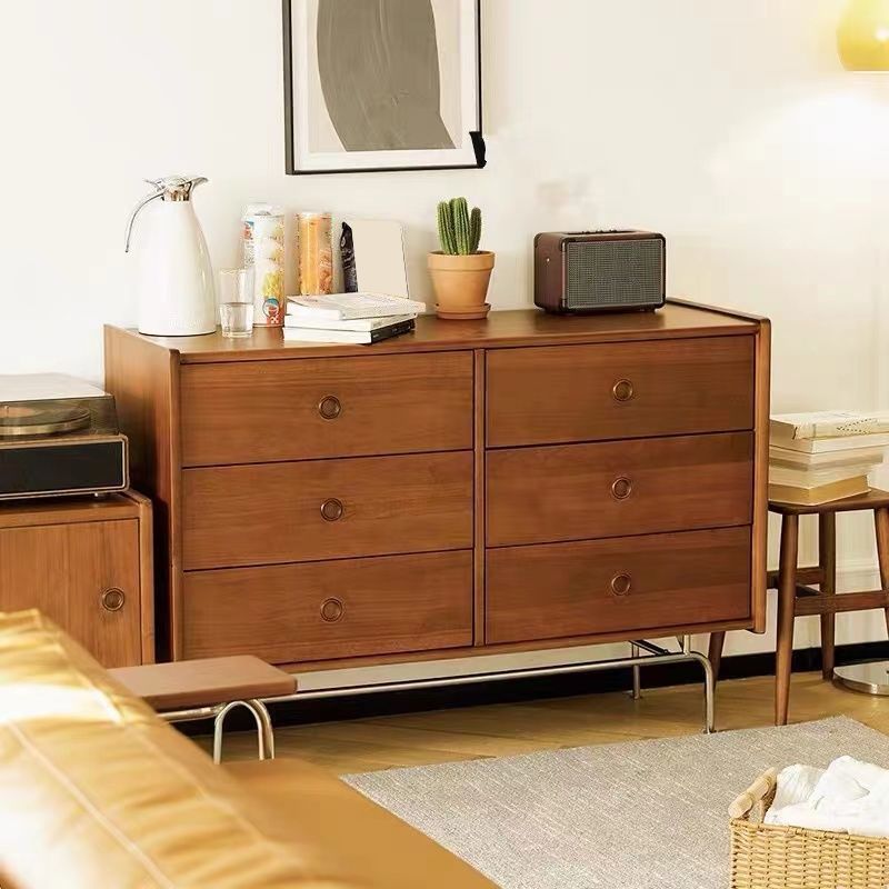 Brown Storage Chest Wooden Storage Chest Dresser with Drawers