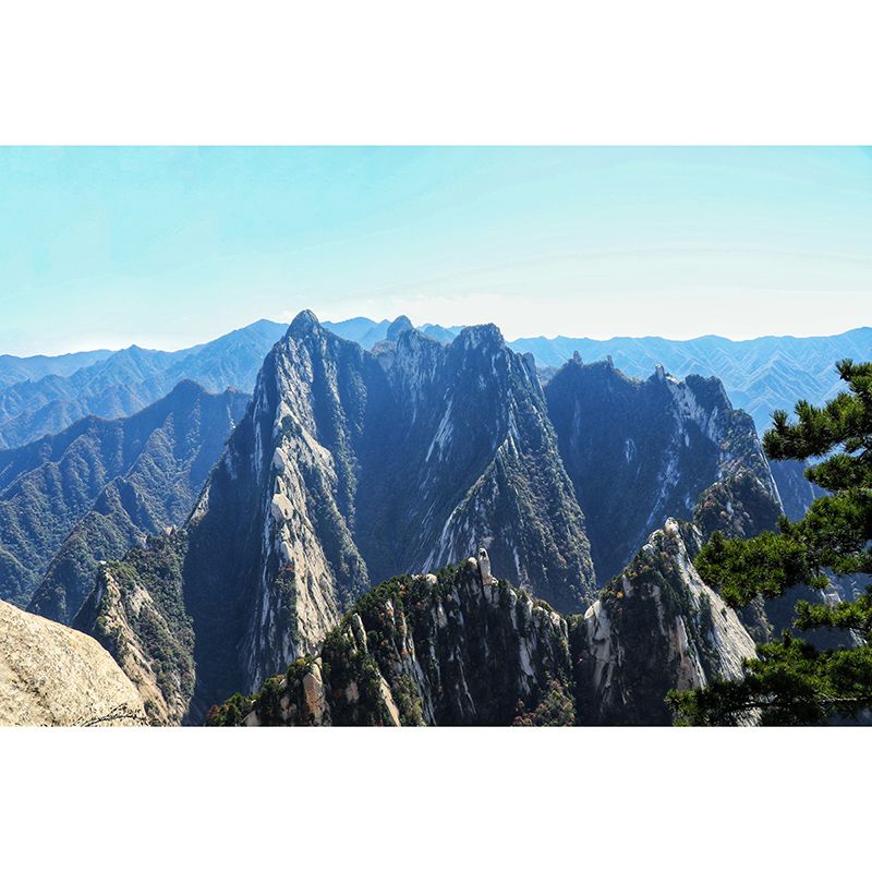 Photography Decorative Wall Mural Mountain Stain Resistant Decorative Wallpaper