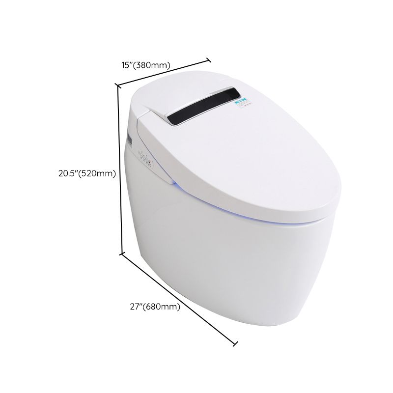 Modern Floor Mount Toilet Bowl Siphon Jet Bidet Toilet with Seat for Bathroom