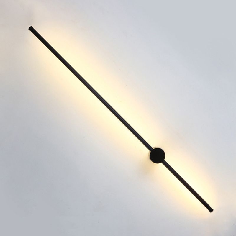 Moderne minimalistische stijl lineaire LED -wand gemonteerd verlichtingsarmatuur aluminium wand sconce verlichting voor woonkamer
