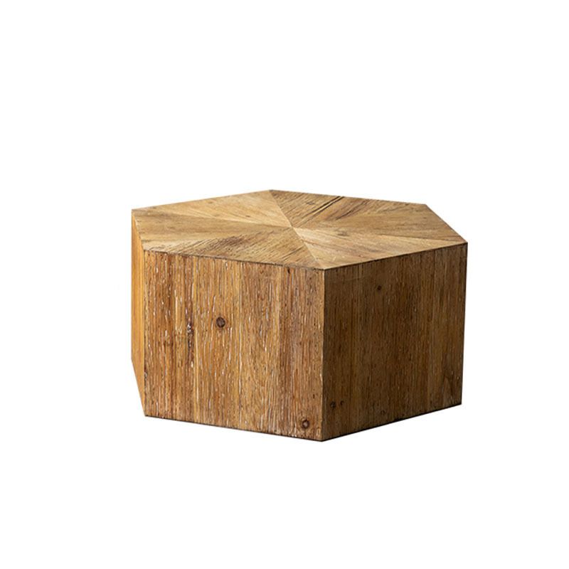 Contemporary Solid Wood Coffee Table Medium Wood Solid Coffee Table