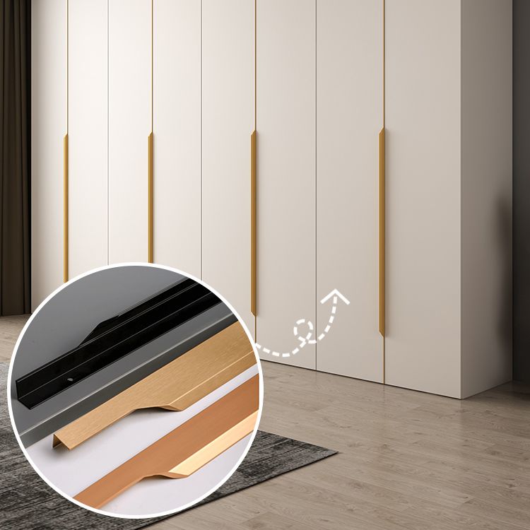 White Colour Wardrobe Contemporary Wooden Wardrobe Closet with Drawer