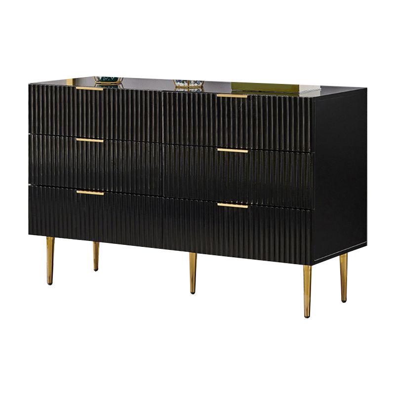 Modern 15.74" Wide Accent Chest Solid Wood Soft Close Drawers Chest
