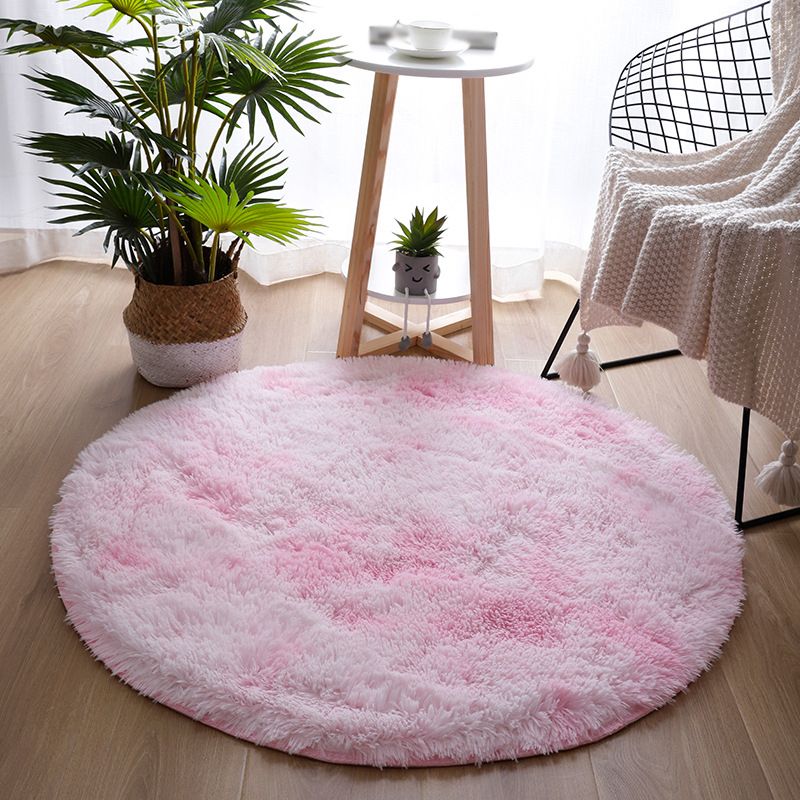 Round Area Rug Polyester Tapijt binnen Tapijt voor slaapkamerdecoratie
