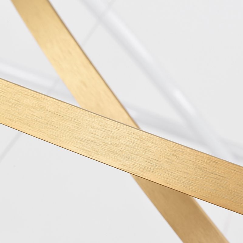 Modern Gold Chandelier Multiple Rings Pendant Chandelier Metal Chandelier