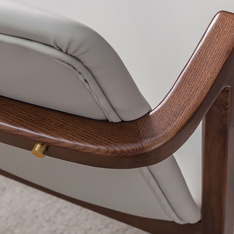 Traditional Solid Wood Dining Room Chair Upholstered Dining Arm Chair