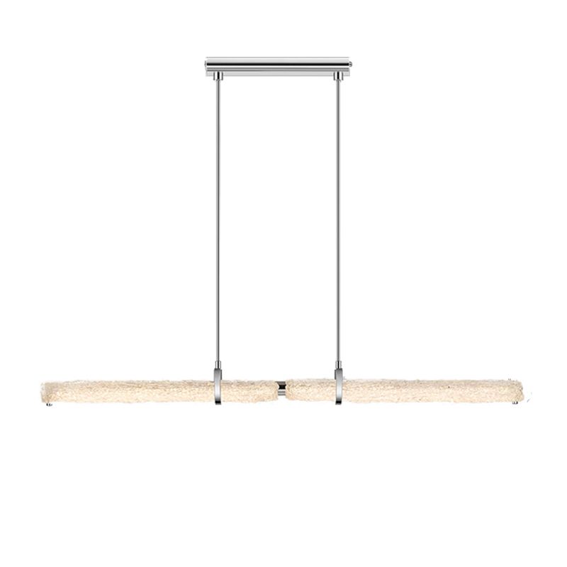 Modern LED Kitchen Island Lighting Ideas Clear Glass Ceiling Pendant Light