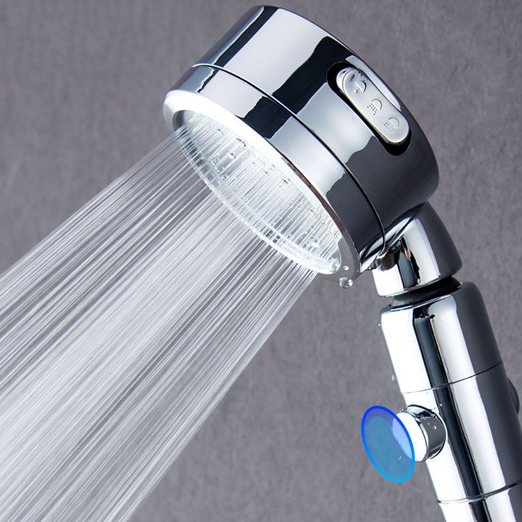 3 Settings Universal Pressurized Shower Head Adjustable Water Flow Handheld Shower Head
