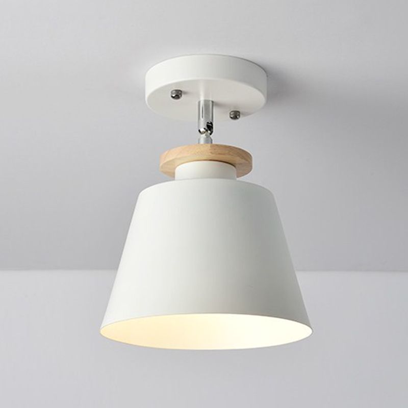 Modern Simple Cylinder Shape Ceiling Light with Iron Shade for Living Room