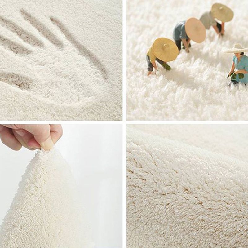 Light Brown Abstract Graphic Rug Polyester Modern Rug for Drawing Room