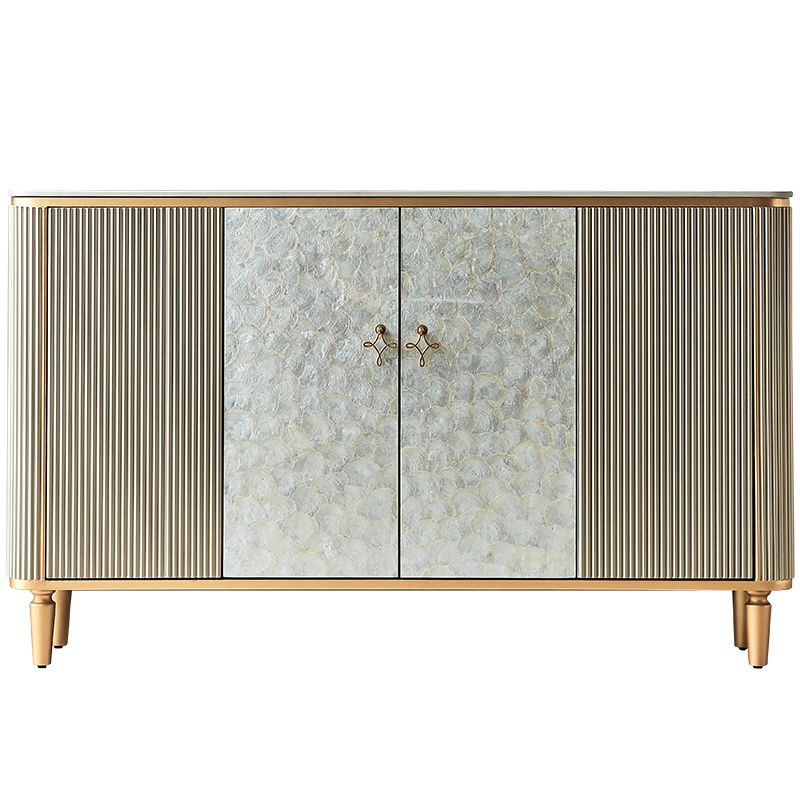 Glam Sideboard Cabinets Included Buffet Stand with Storage for Dining Room
