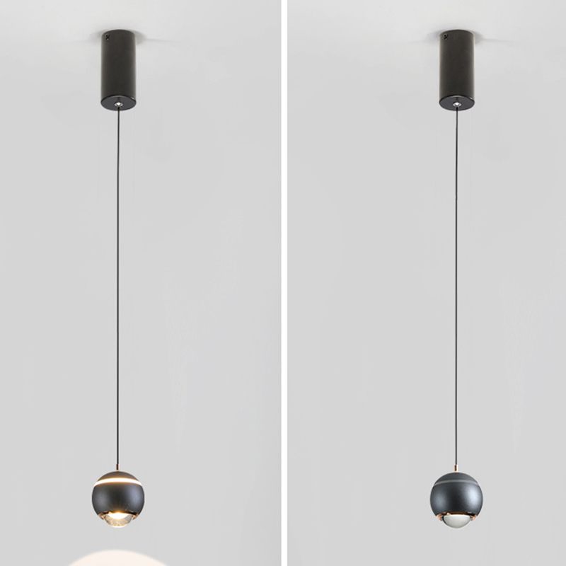 Postmoderne Aluminium -Anhänger Light Globe LED Hanging Anhänger für Schlafzimmer