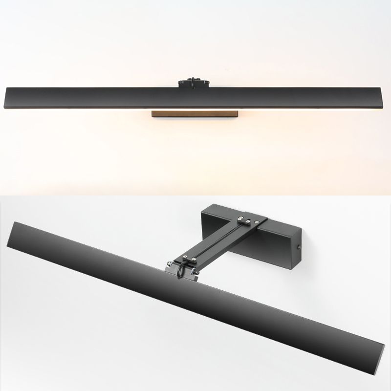 Modern Minimalist Style Ultra-thin Vanity Wall Light Fixtures Aluminum Wall Mounted Vanity Lights for Bathroom