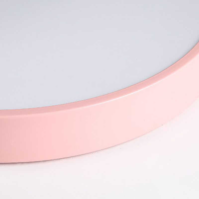 Plafonnier LED rond Simple et nordique, éclairage encastré pour chambre à coucher