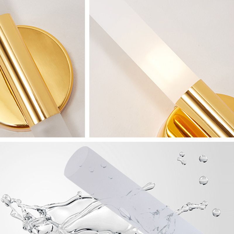 Contemporary Linear Wall Mounted Lights Metal Wall Mounted Lamp for Bedroom