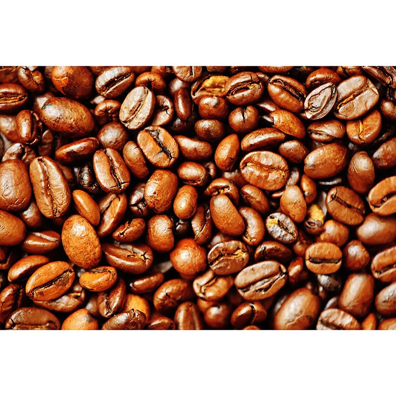 Photography Coffee Beans Mural Mildew Resistant Wallpaper for Coffee Shop