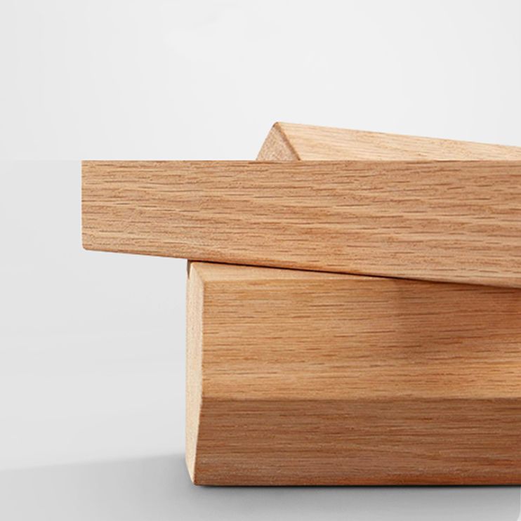 Silla de comedor de estilo escandinavo de madera, silla lateral de comedor acolchada con respaldo abierto para el hogar