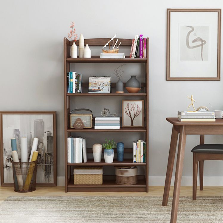 Simple Shelf Standard Wooden Bookcase Modern Bookshelf for Office
